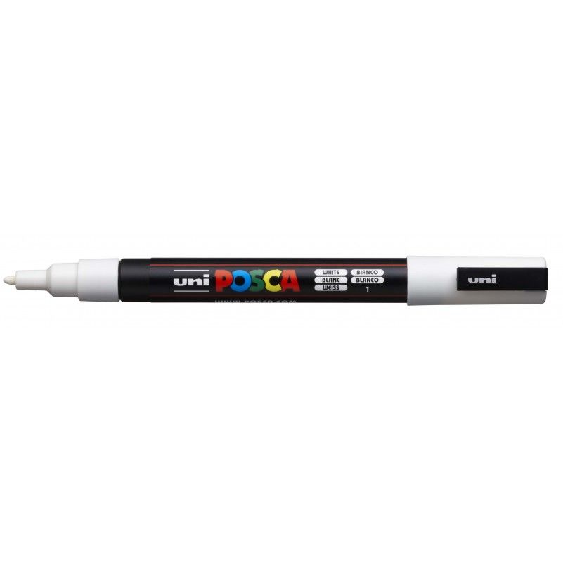 Rotulador Posca Punta Redonda Art.-Nr. PC-3M (01) Blanco