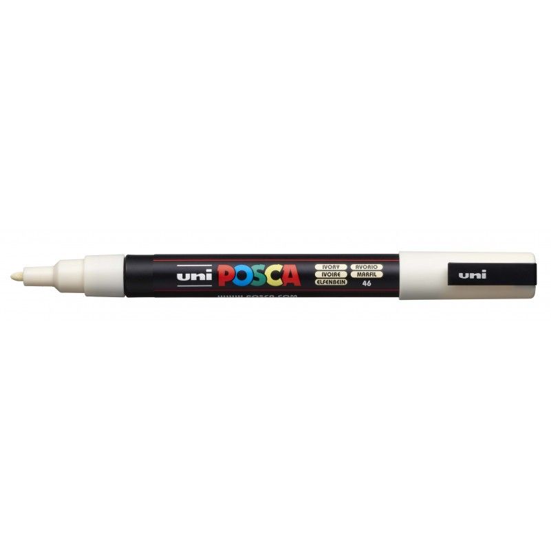 Rotulador Posca Punta Redonda Art.-Nr. PC-3M (02) Marfil