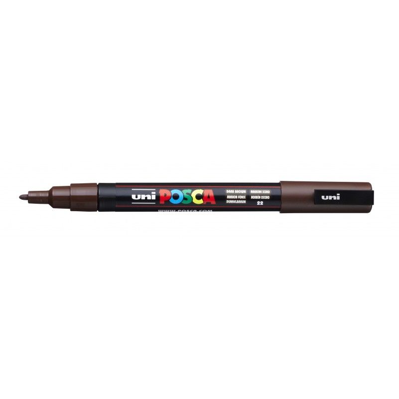 Rotulador Posca Punta Redonda Art.-Nr. PC-3M (26) Marrón Oscuro