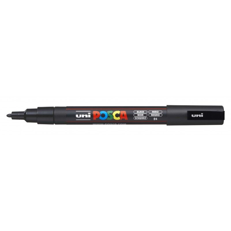 Rotulador Posca Punta Redonda Art.-Nr. PC-3M (33) Negro