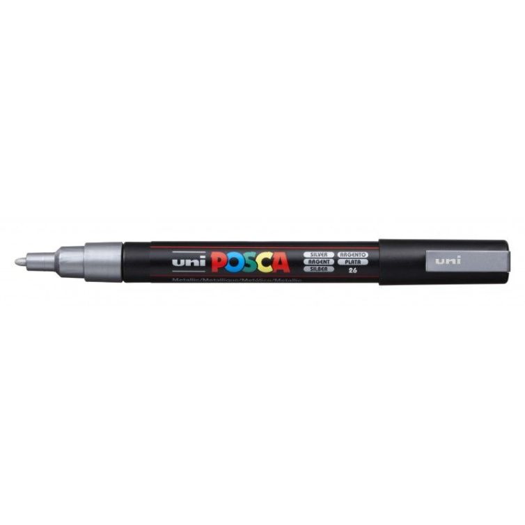 Rotulador Posca Punta Redonda Art.-Nr. PC-3M (35) Plata