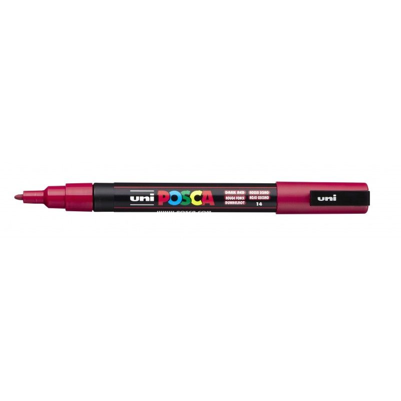 Rotulador Posca Punta Redonda Art.-Nr. PC-3M (15) Rojo Oscuro
