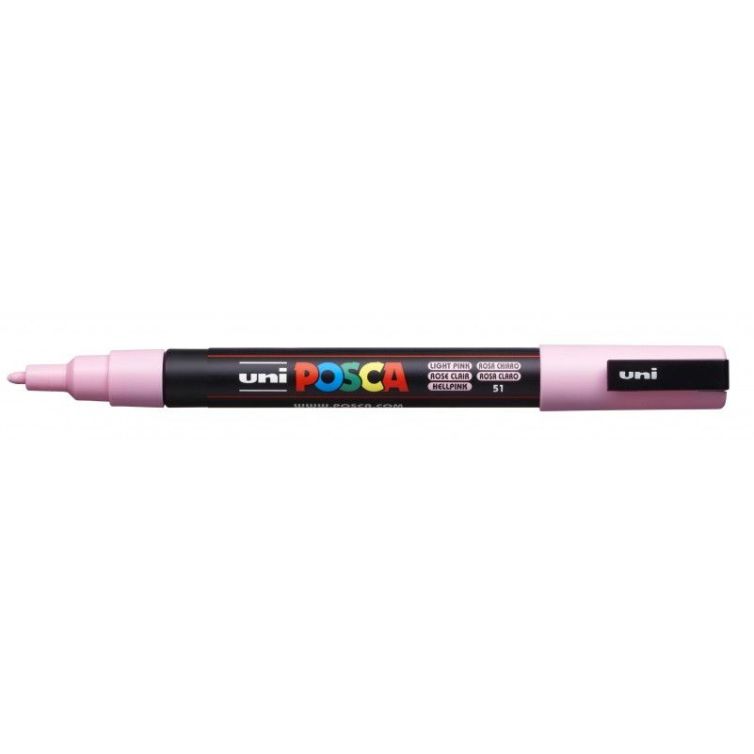 Rotulador Posca Punta Redonda Art.-Nr. PC-3M (10) Rosa Claro