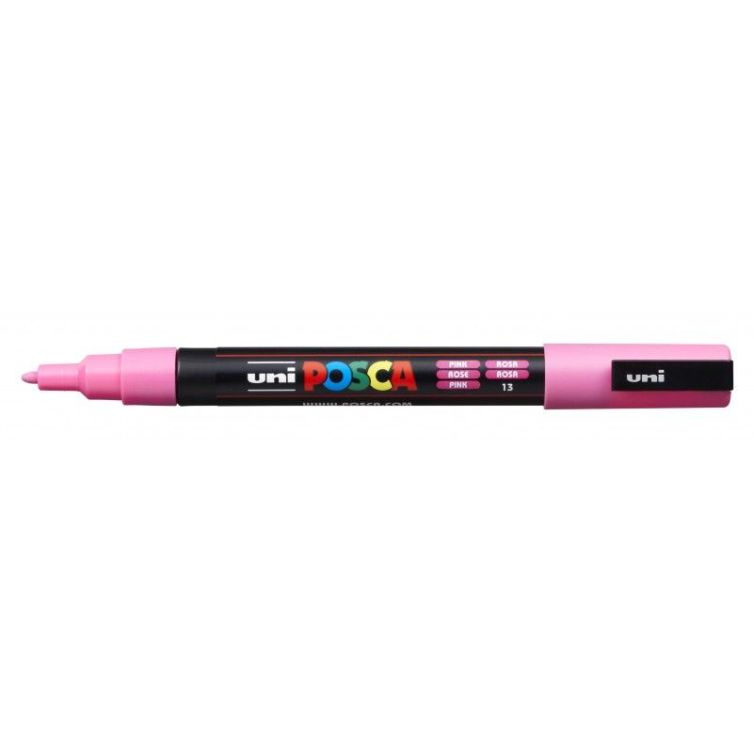 Rotulador Posca Punta Redonda Art.-Nr. PC-3M (12) Rosa