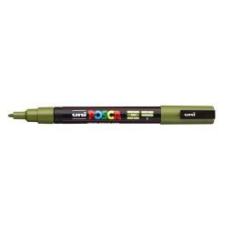 Rotulador Posca Punta Redonda Art.-Nr. PC-3M (24) Verde Kaki