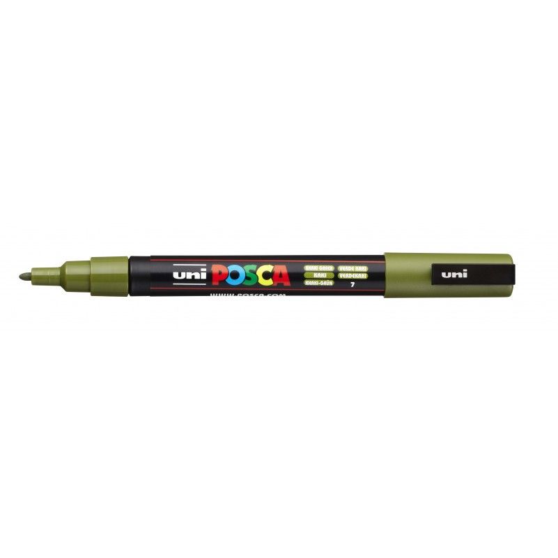 Rotulador Posca Punta Redonda Art.-Nr. PC-3M (24) Verde Kaki