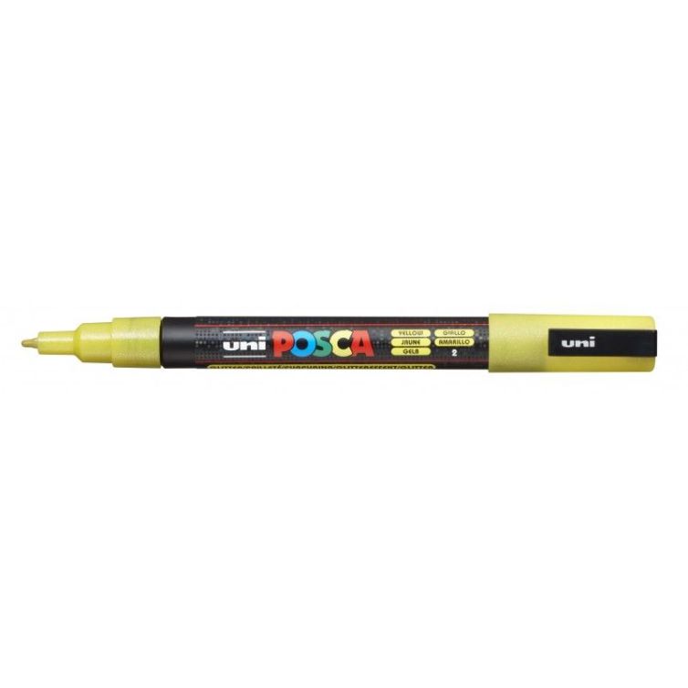 Rotulador Posca Punta Redonda Art.-Nr. PC-3ML (37) Amarillo Purpurina