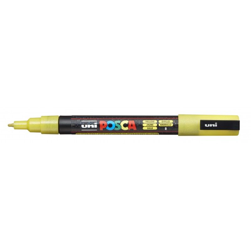 Rotulador Posca Punta Redonda Art.-Nr. PC-3ML (37) Amarillo Purpurina