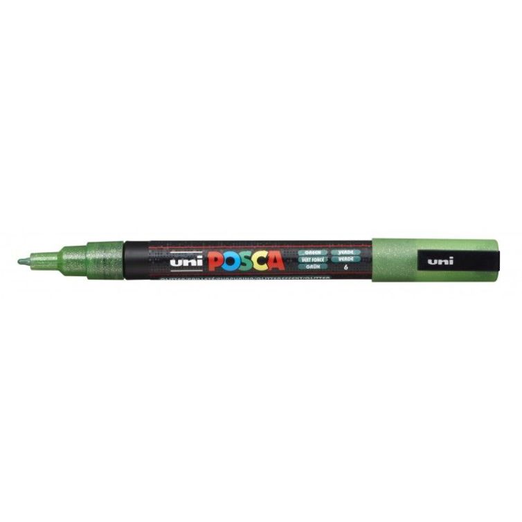 Rotulador Posca Punta Redonda Art.-Nr. PC-3ML (41) Verde Purpurina