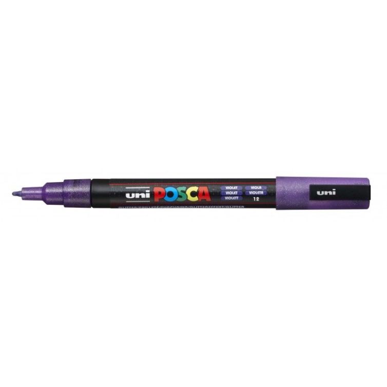 Rotulador Posca Punta Redonda Art.-Nr. PC-3ML (43) Violeta Purpurina