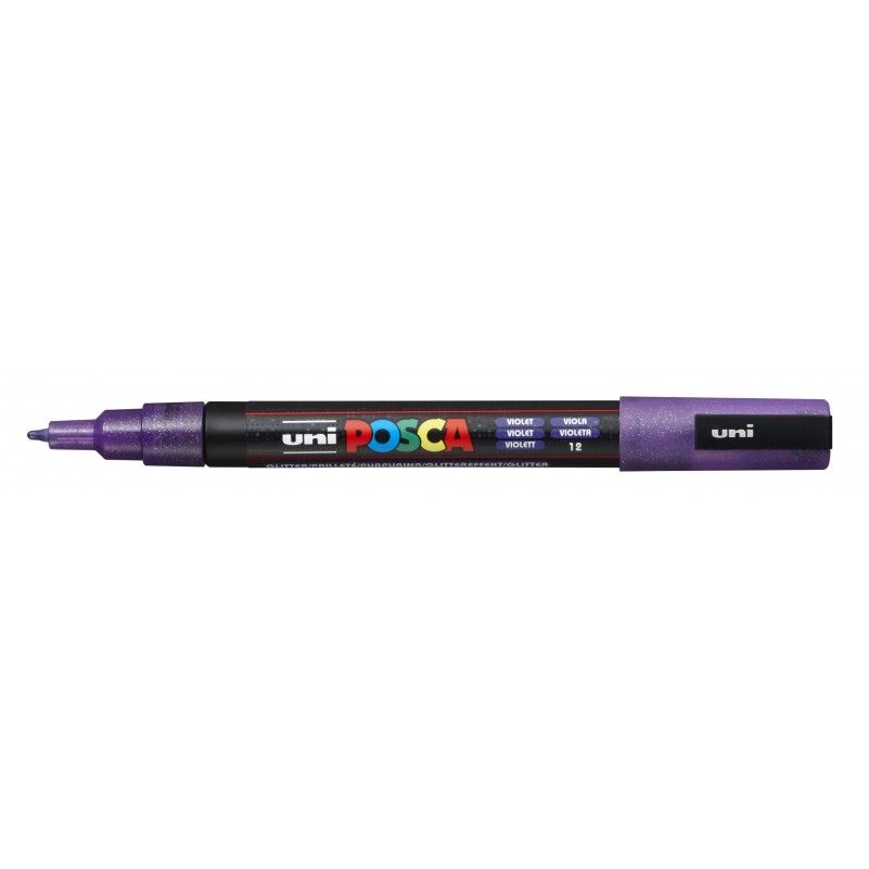 Rotulador Posca Punta Redonda Art.-Nr. PC-3ML (43) Violeta Purpurina