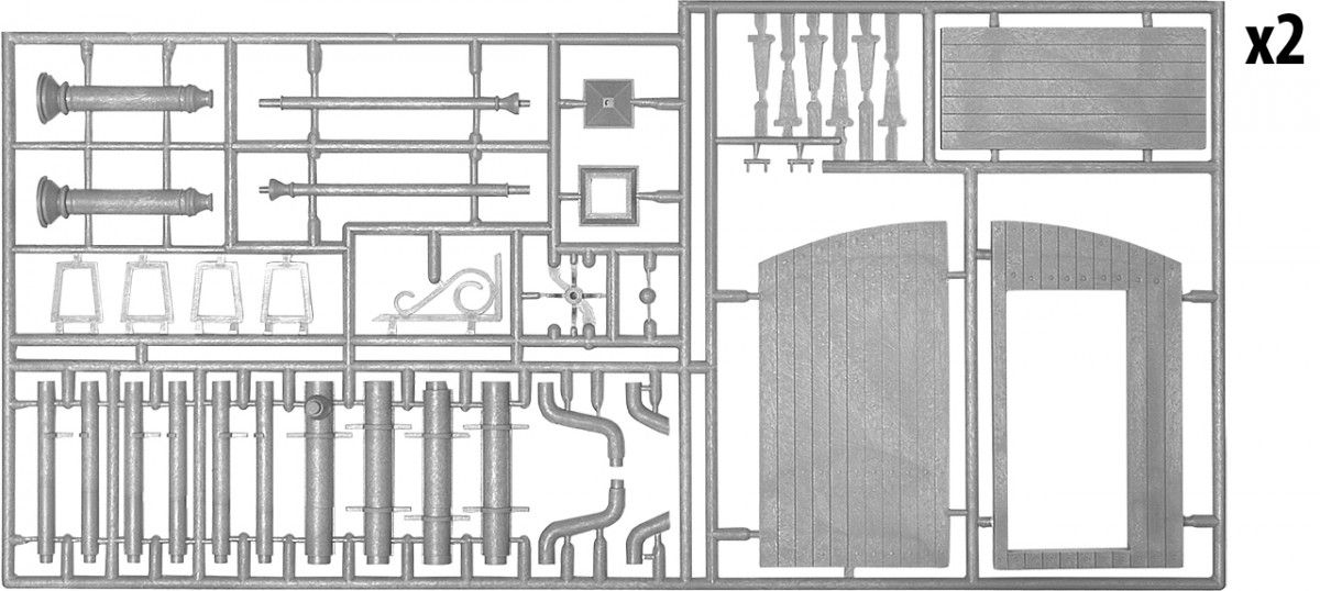 1:35 accesorios para maquetas de edificios miniart art. nr. 35585