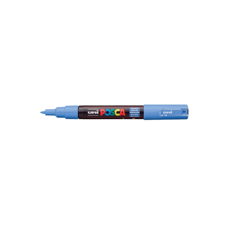 Rotulador Posca Punta Cónica PC-1MC Azul Cielo