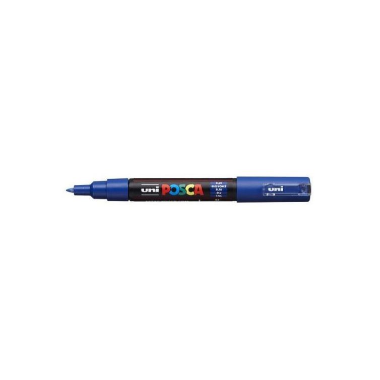 Rotulador Posca Punta Cónica PC-1MC Azul Oscuro