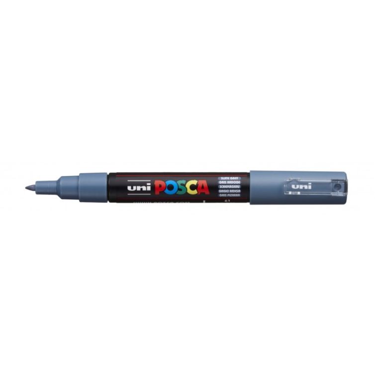 Rotulador Posca Punta Cónica PC-1MC Gris Pizarra