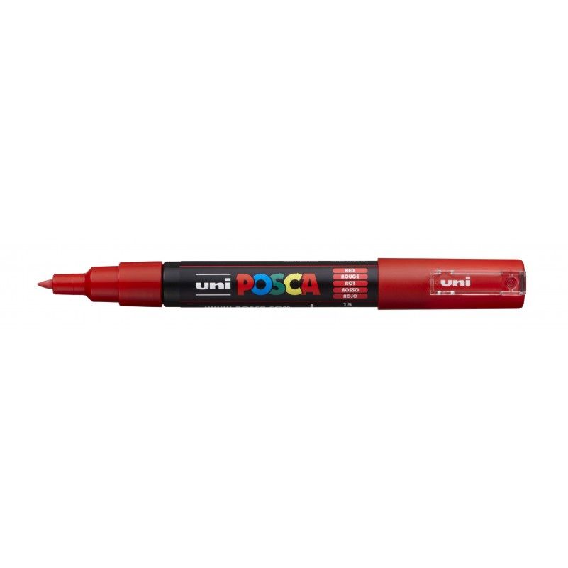 rotulador posca punta cónica pc 1mc rojo