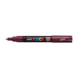 rotulador posca punta cónica pc 1mc rojo vino