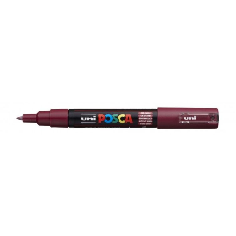 Rotulador Posca Punta Cónica PC-1MC Rojo Vino