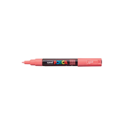 rotulador posca punta cónica pc 1mc rosa coral