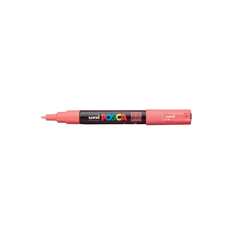 rotulador posca punta cónica pc 1mc rosa coral