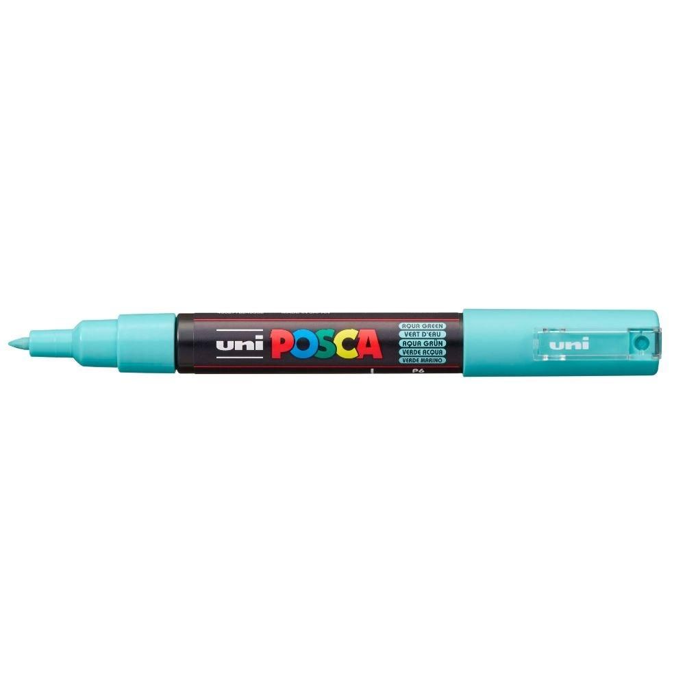 rotulador posca punta cónica pc 1mc verde marino