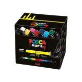 set rotuladores posca mop'r 8 colores