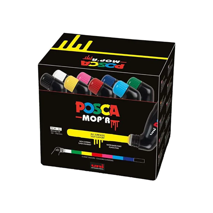 Set Rotuladores Posca MOP’R 8 Colores