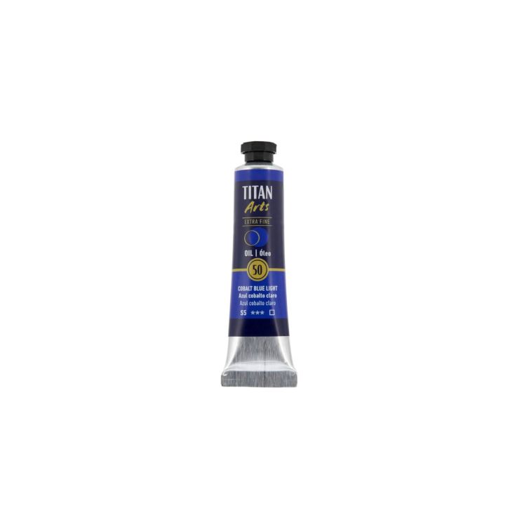 Óleo Extra Fino Titan tubo 20 ml (50) Azul Cobalto Claro