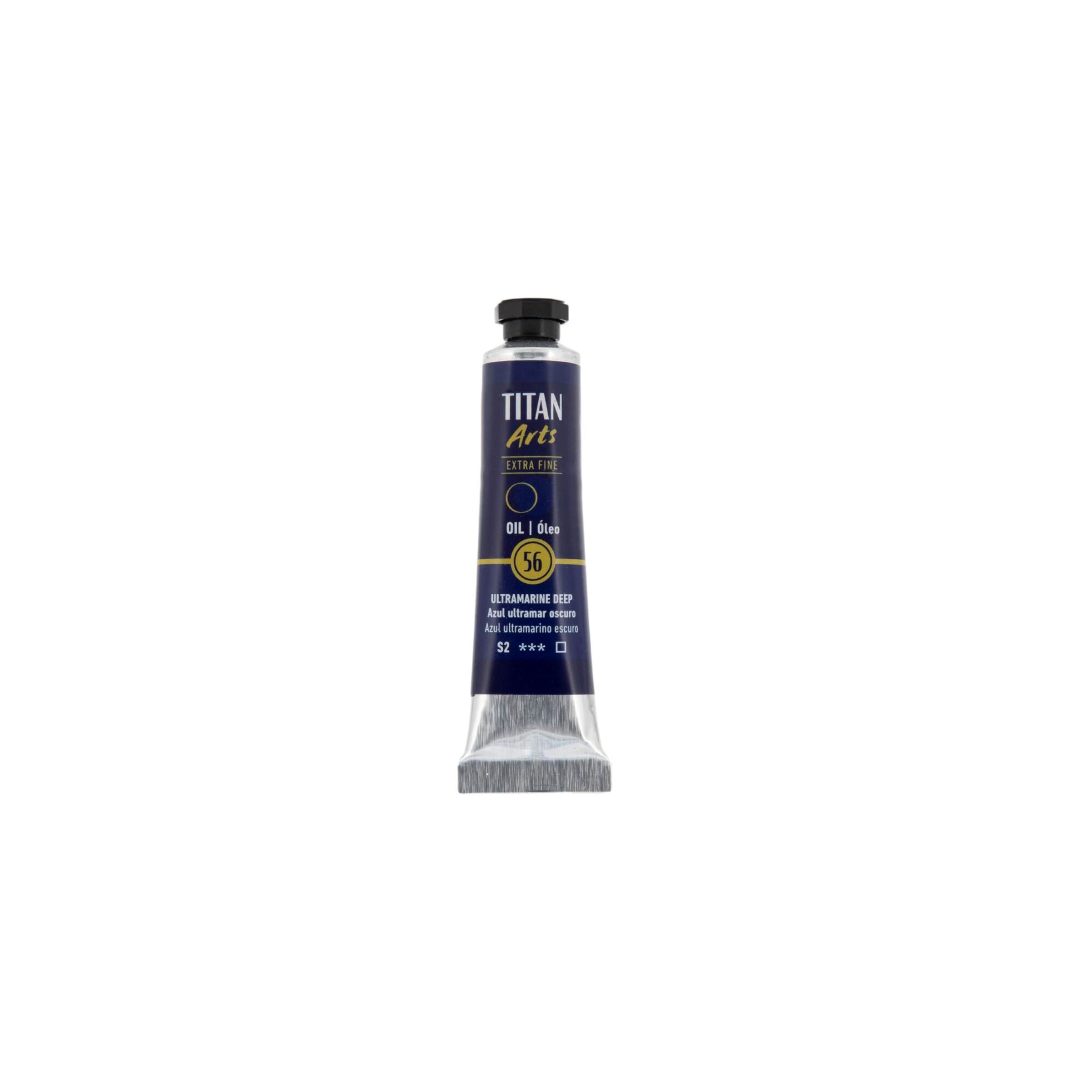 Óleo extra fino titan tubo 20 ml (56) azul ultramar oscuro