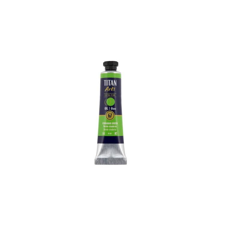 Óleo Extra Fino Titan tubo 20 ml (67) Verde Cinabrio