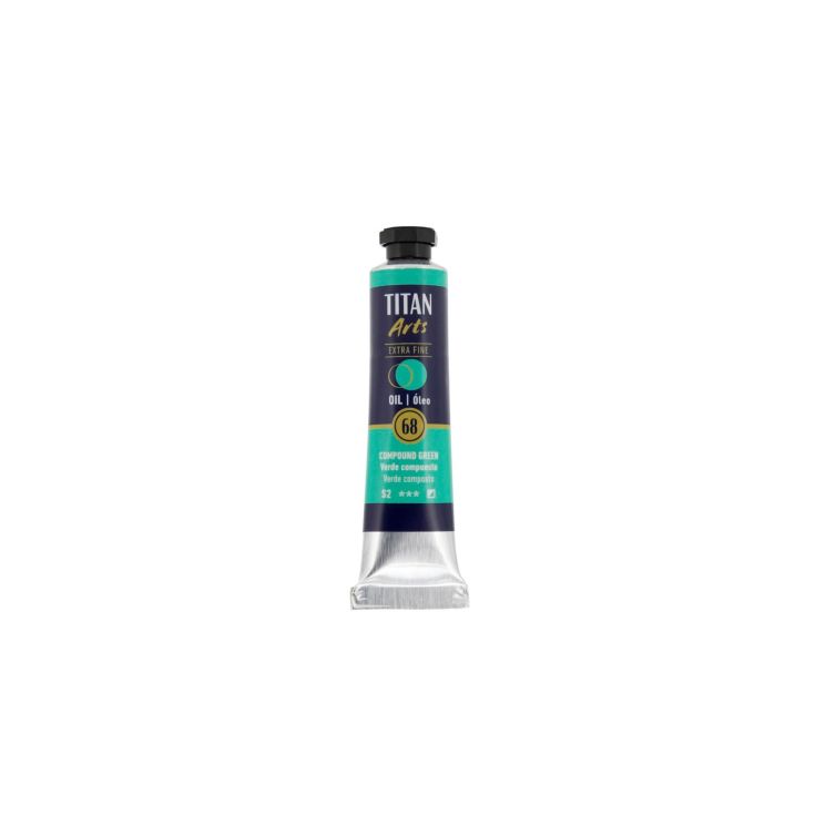 Óleo Extra Fino Titan tubo 20 ml (68) Verde Compuesto