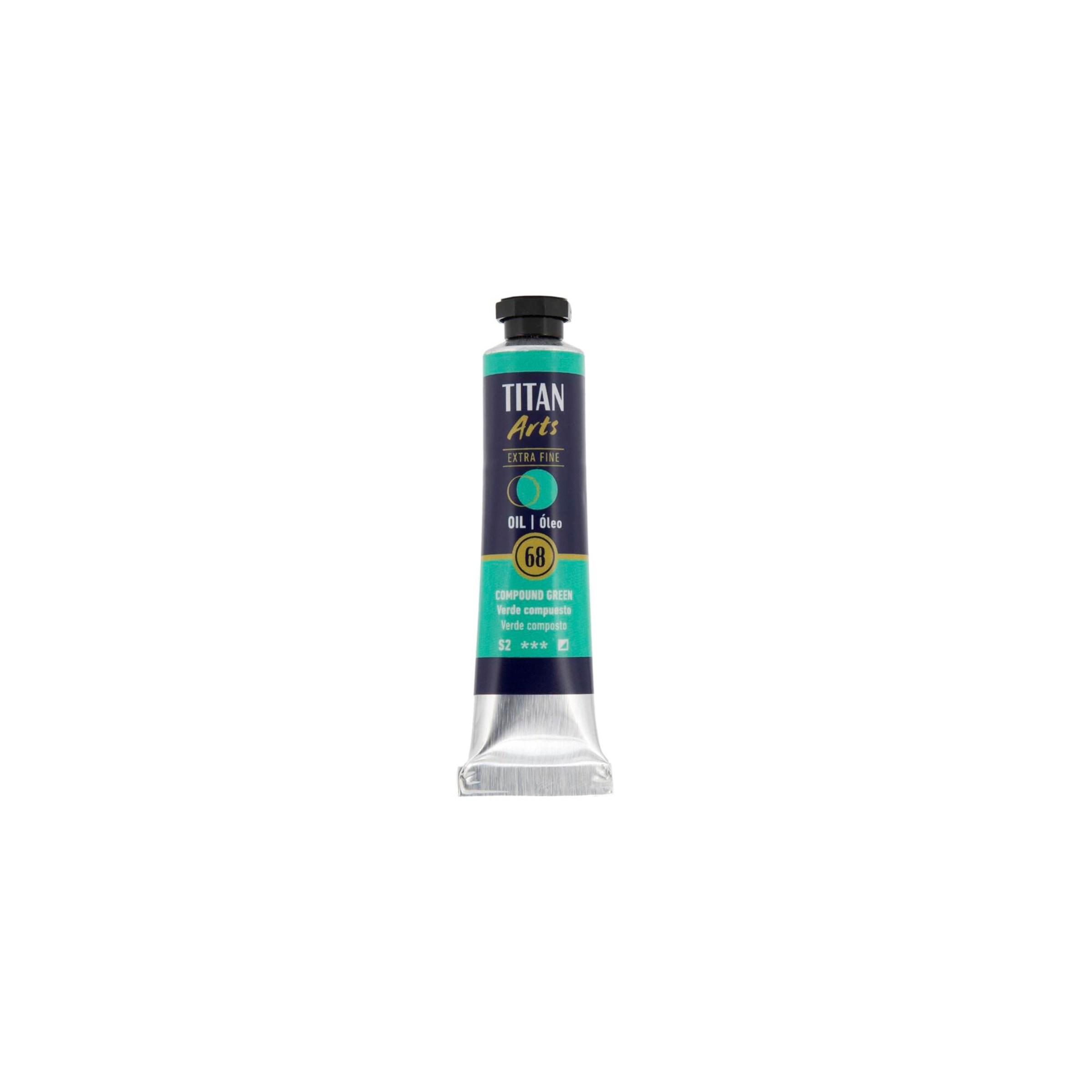 Óleo extra fino titan tubo 20 ml (68) verde compuesto