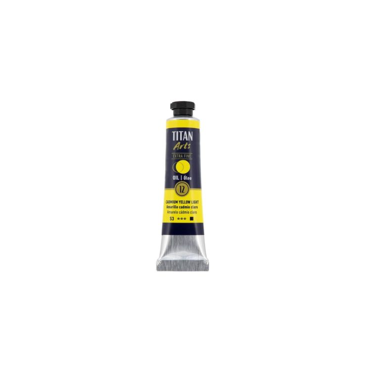 Óleo Extra Fino Titan tubo 20 ml (12) Amarillo Cadmio Claro