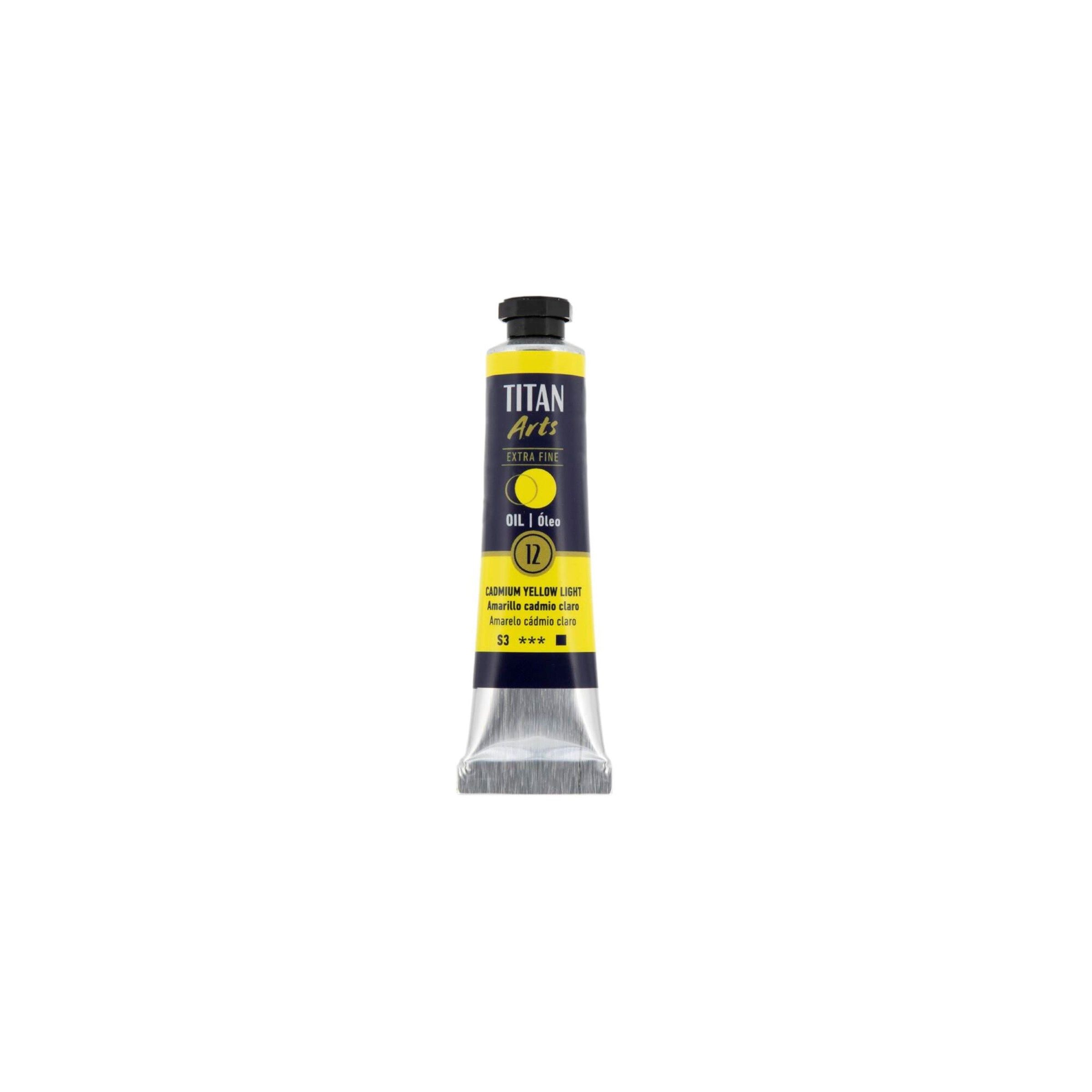 Óleo extra fino titan tubo 20 ml (12) amarillo cadmio claro