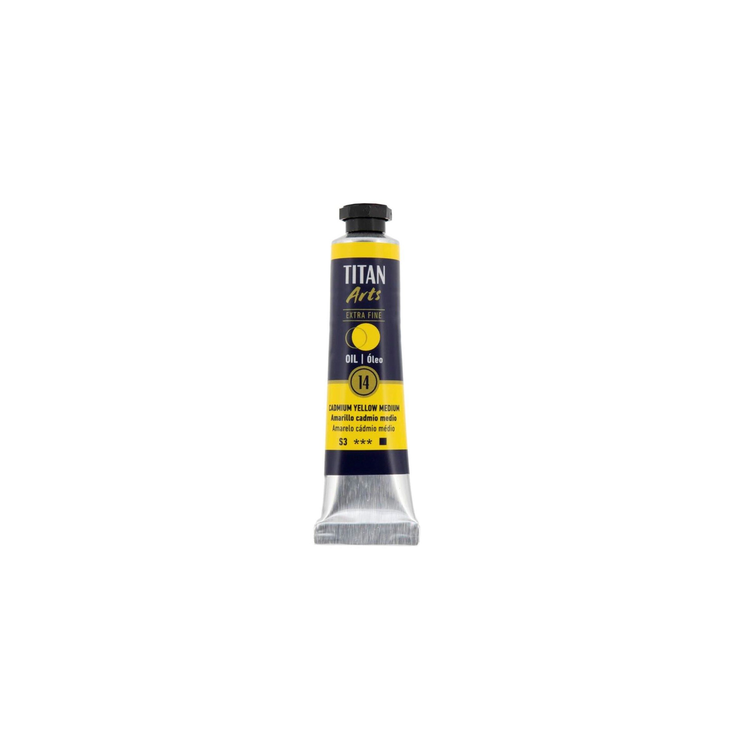 Óleo extra fino titan tubo 20 ml (14) amarillo cadmio medio