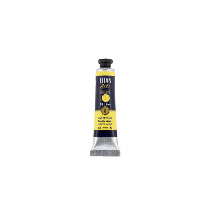 Óleo Extra Fino Titan tubo 20 ml (08) Amarillo Nápoles