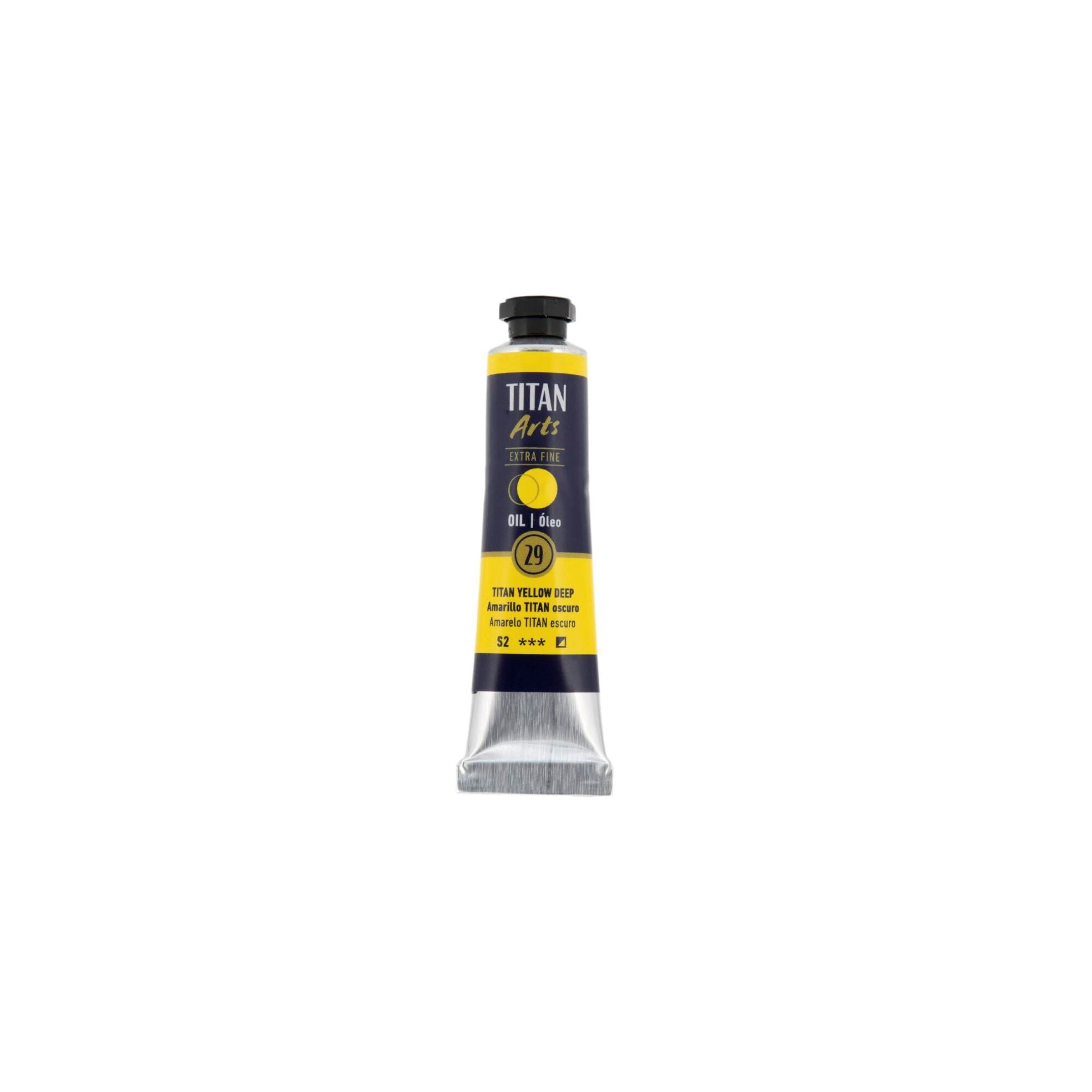 Óleo extra fino titan tubo 20 ml (29) amarillo titan oscuro