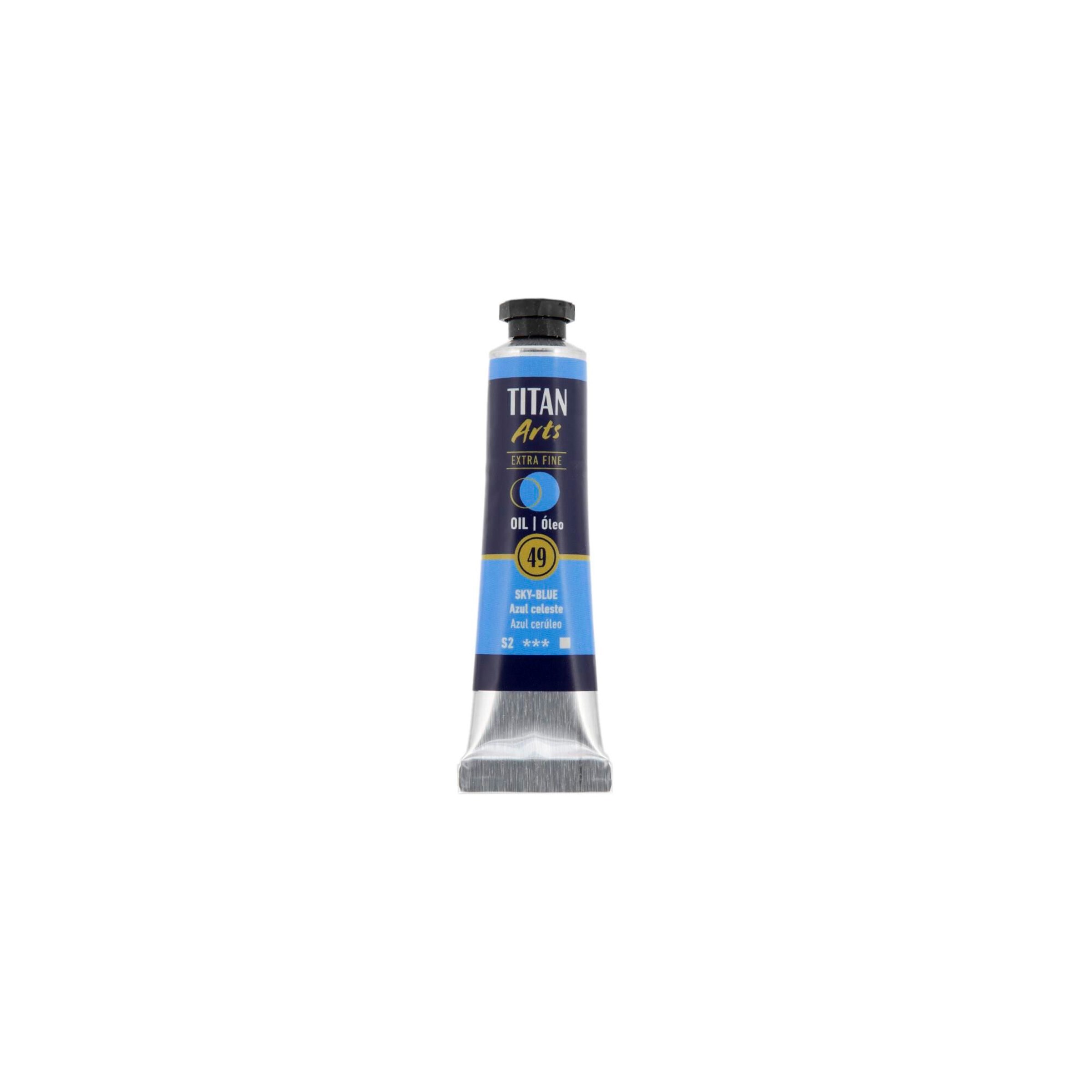 Óleo extra fino titan tubo 20 ml (49) azul celeste