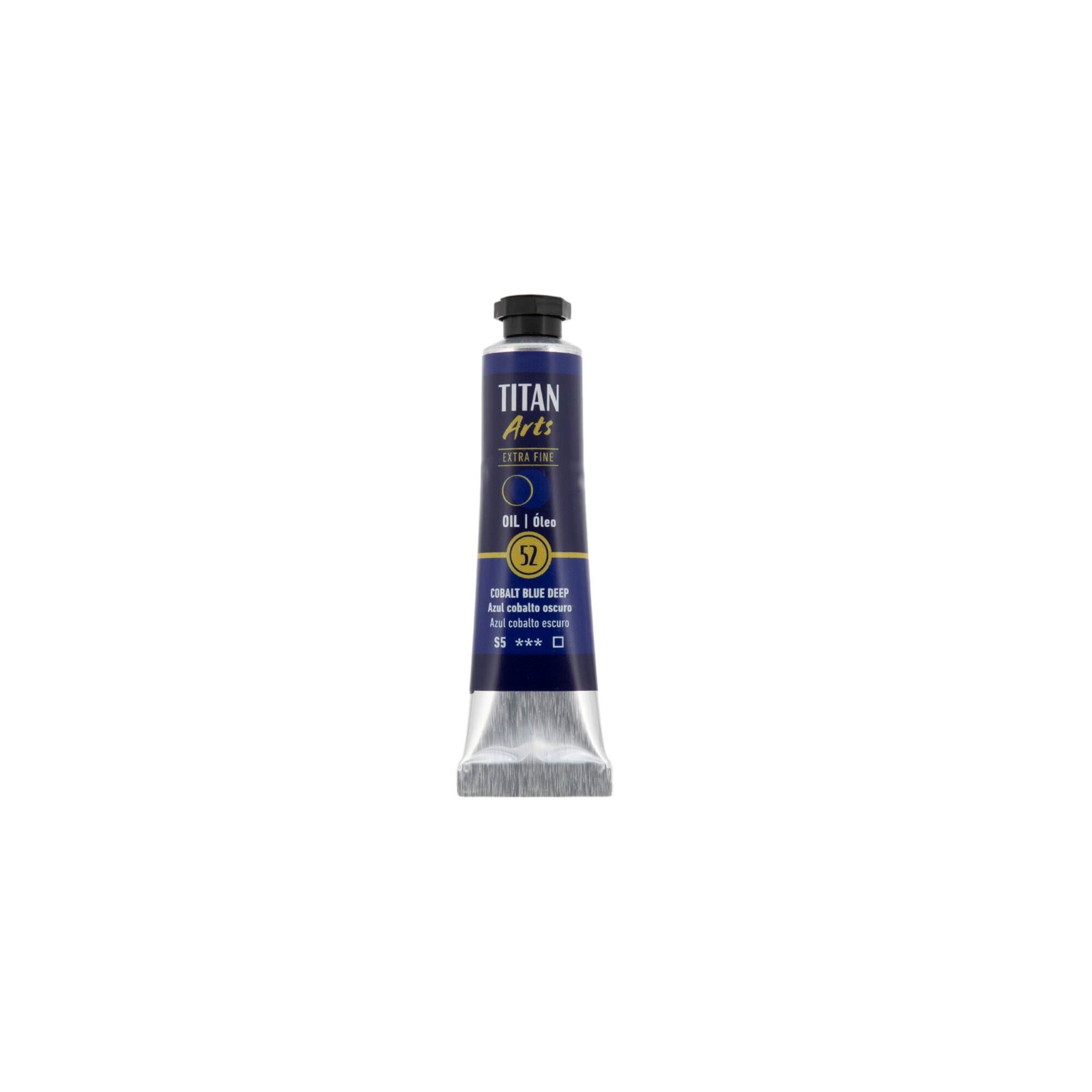 Óleo extra fino titan tubo 20 ml (52) azul cobalto oscuro