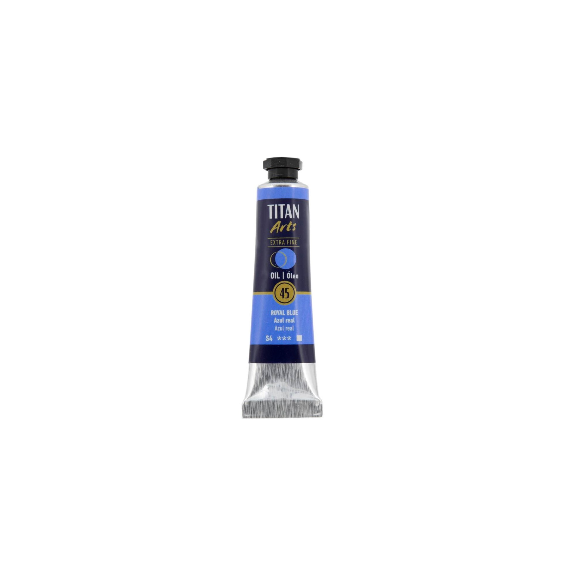Óleo extra fino titan tubo 20 ml (45) azul real