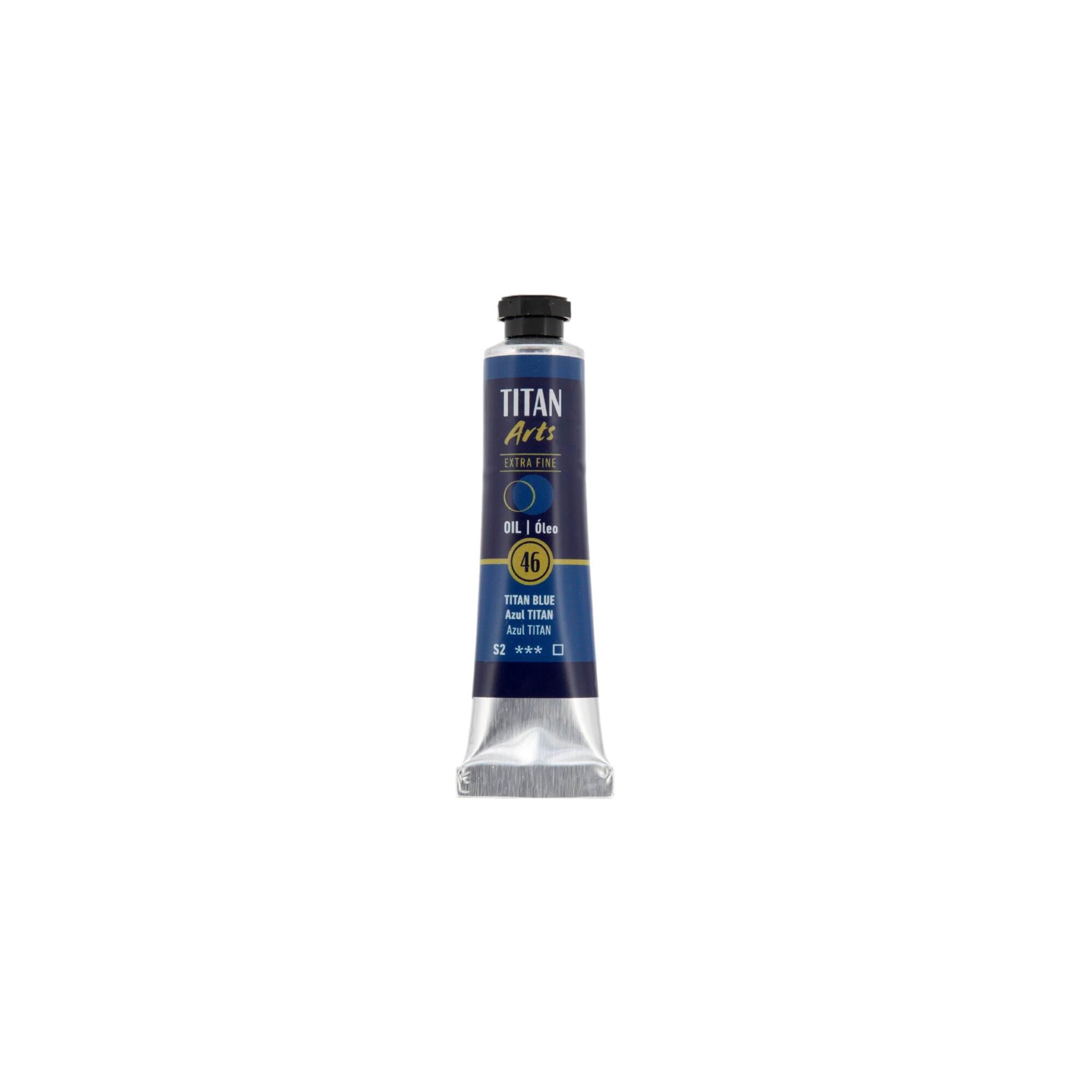 Óleo extra fino titan tubo 20 ml (46) azul titan