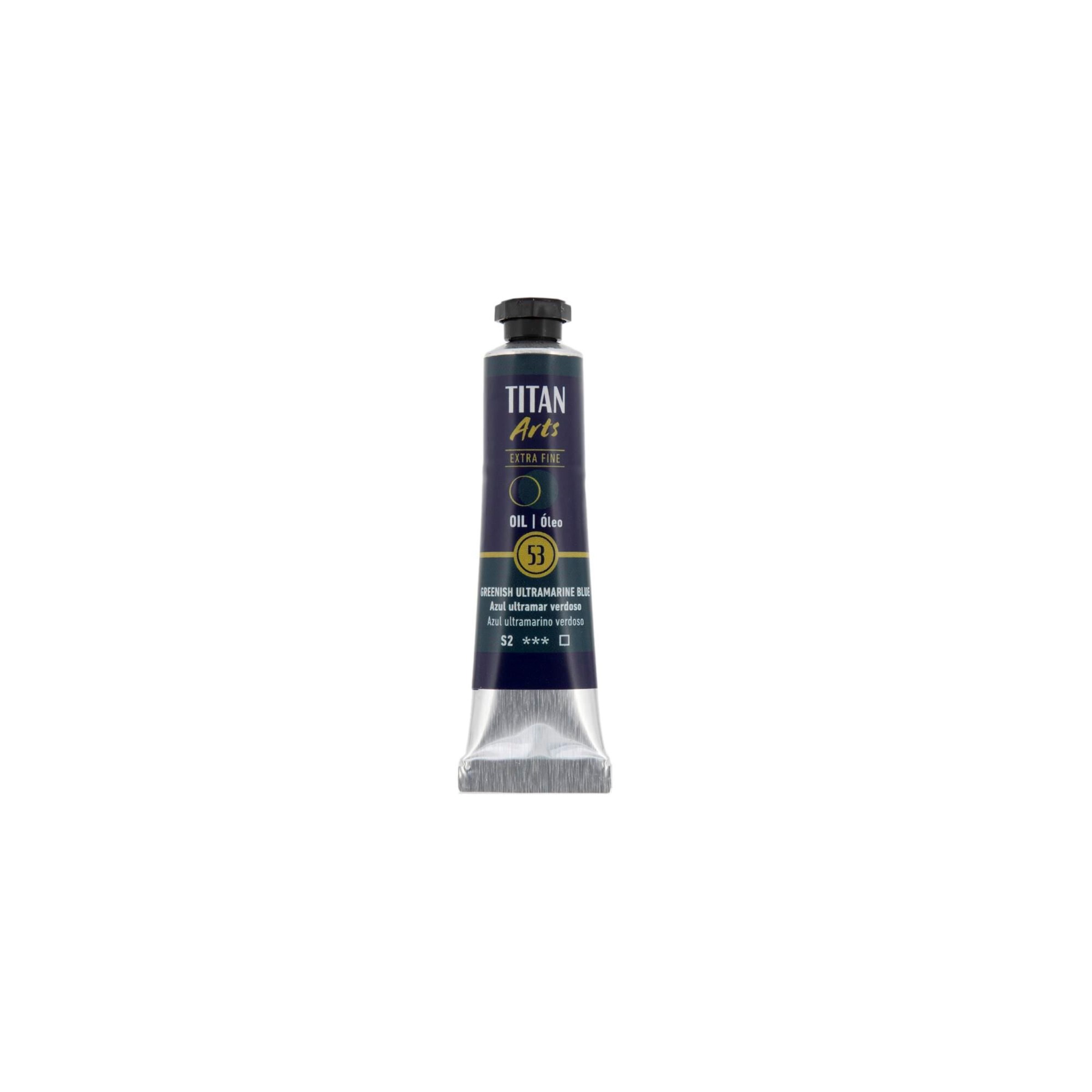 Óleo extra fino titan tubo 20 ml (53) azul ultramar verdoso