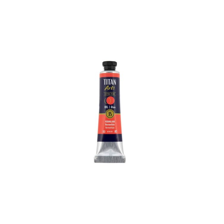 Óleo Extra Fino Titan tubo 20 ml (35) Bermellón