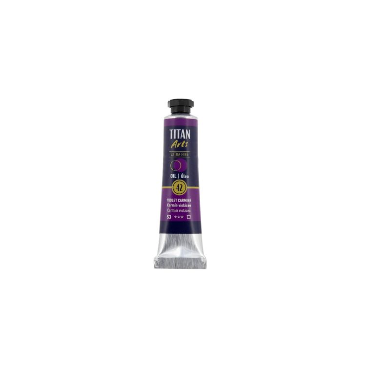 Óleo Extra Fino Titan tubo 20 ml (42) Carmín Violáceo
