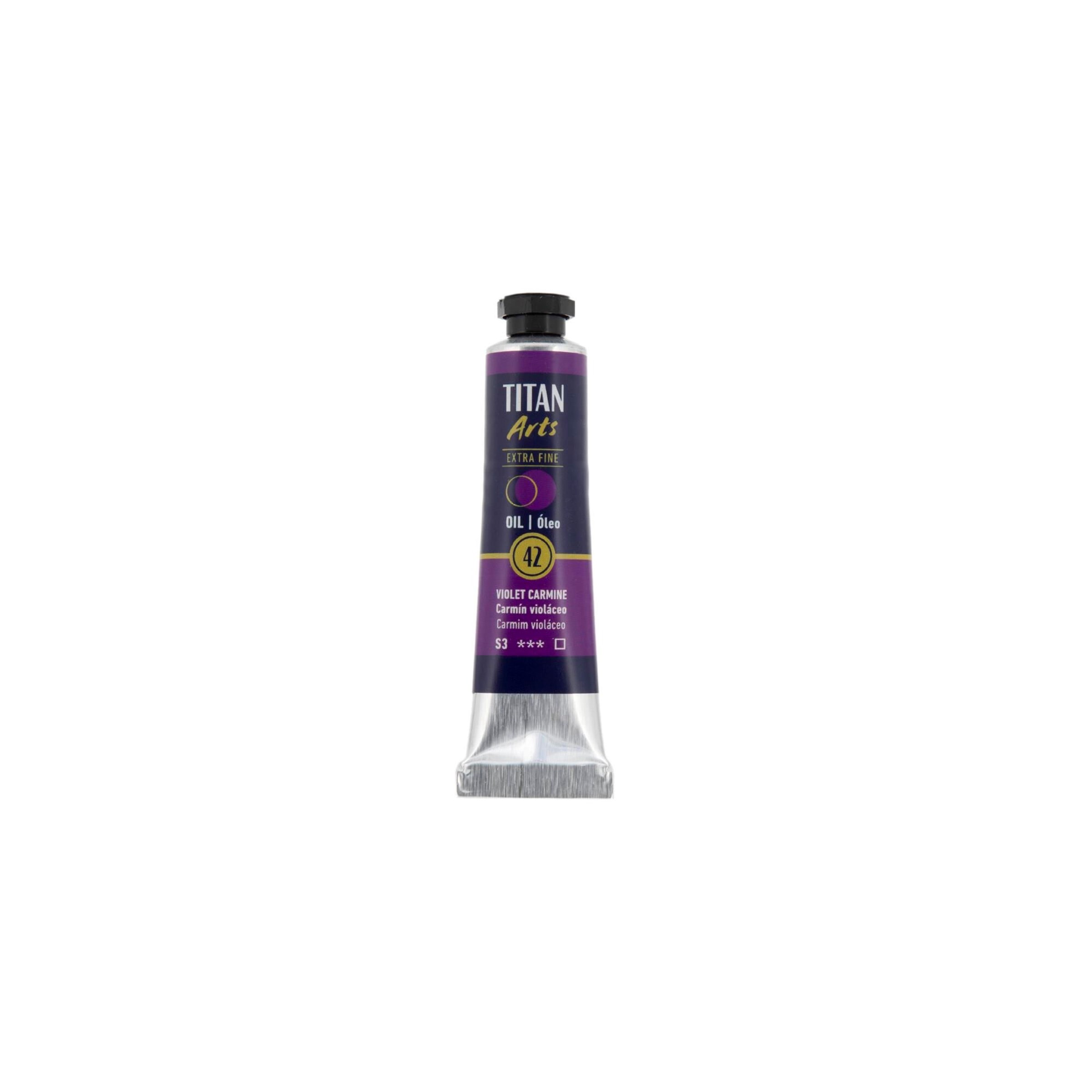 Óleo extra fino titan tubo 20 ml (42) carmín violáceo