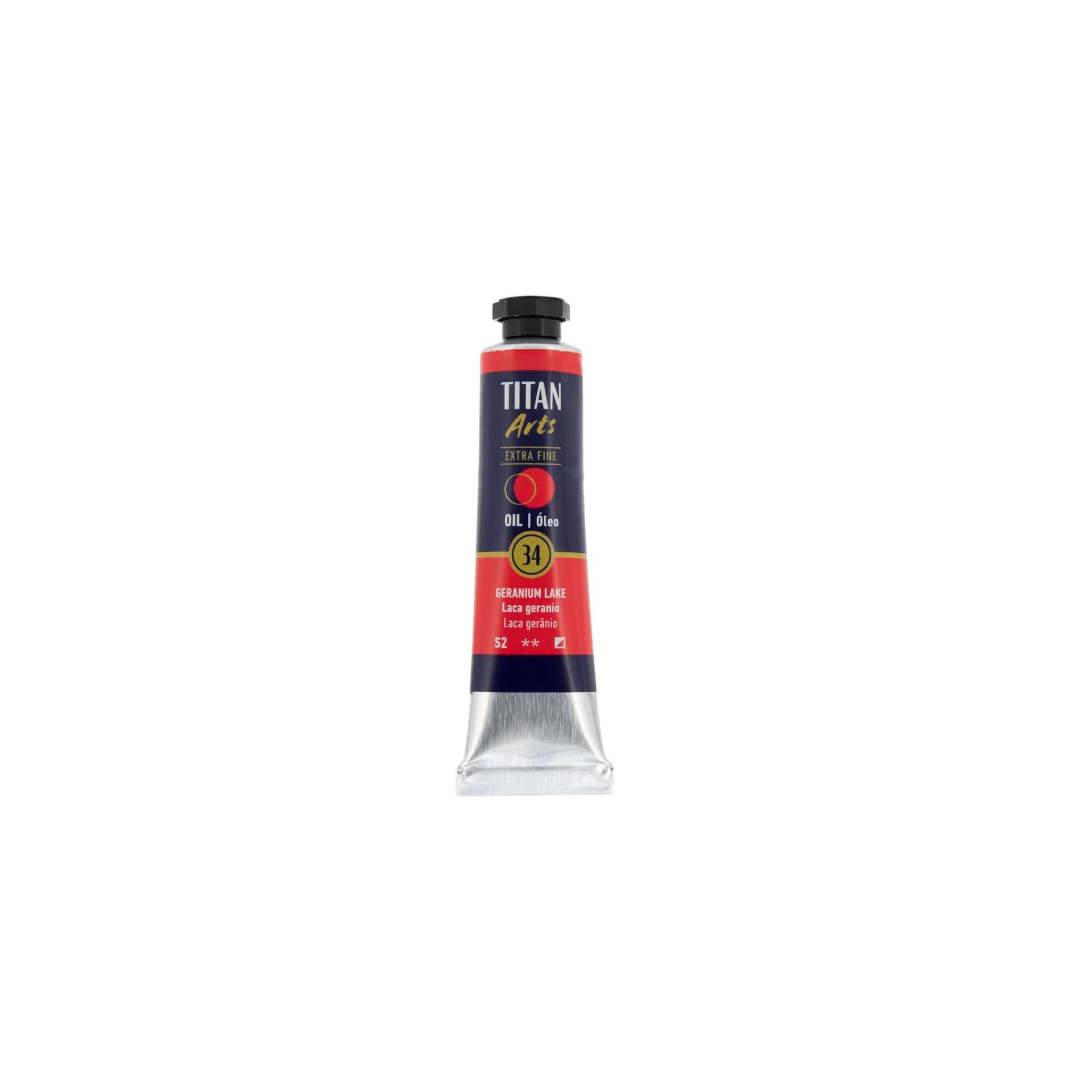 Óleo extra fino titan tubo 20 ml (34) laca geranio