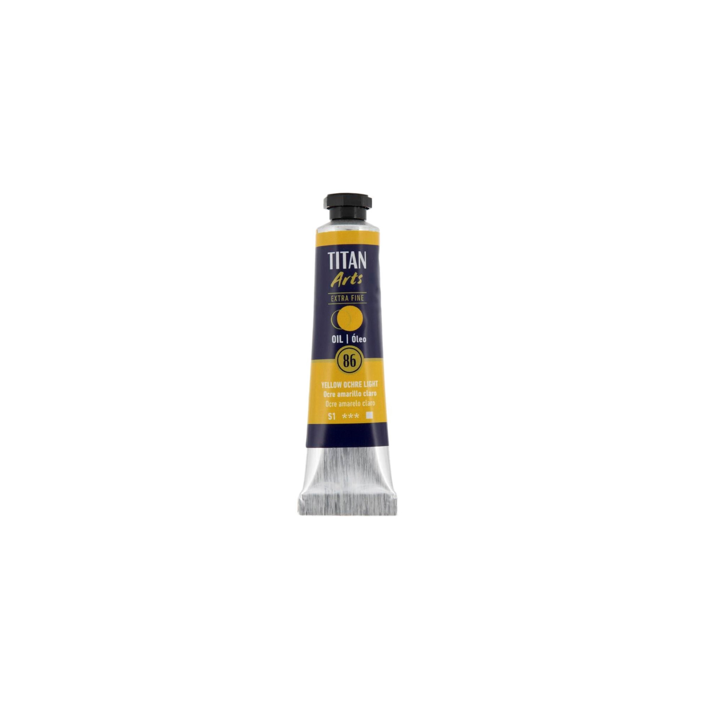 Óleo extra fino titan tubo 20 ml (86) ocre amarillo claro
