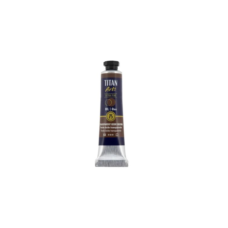 Óleo Extra Fino Titan tubo 20 ml (75) Pardo Óxido Transparente