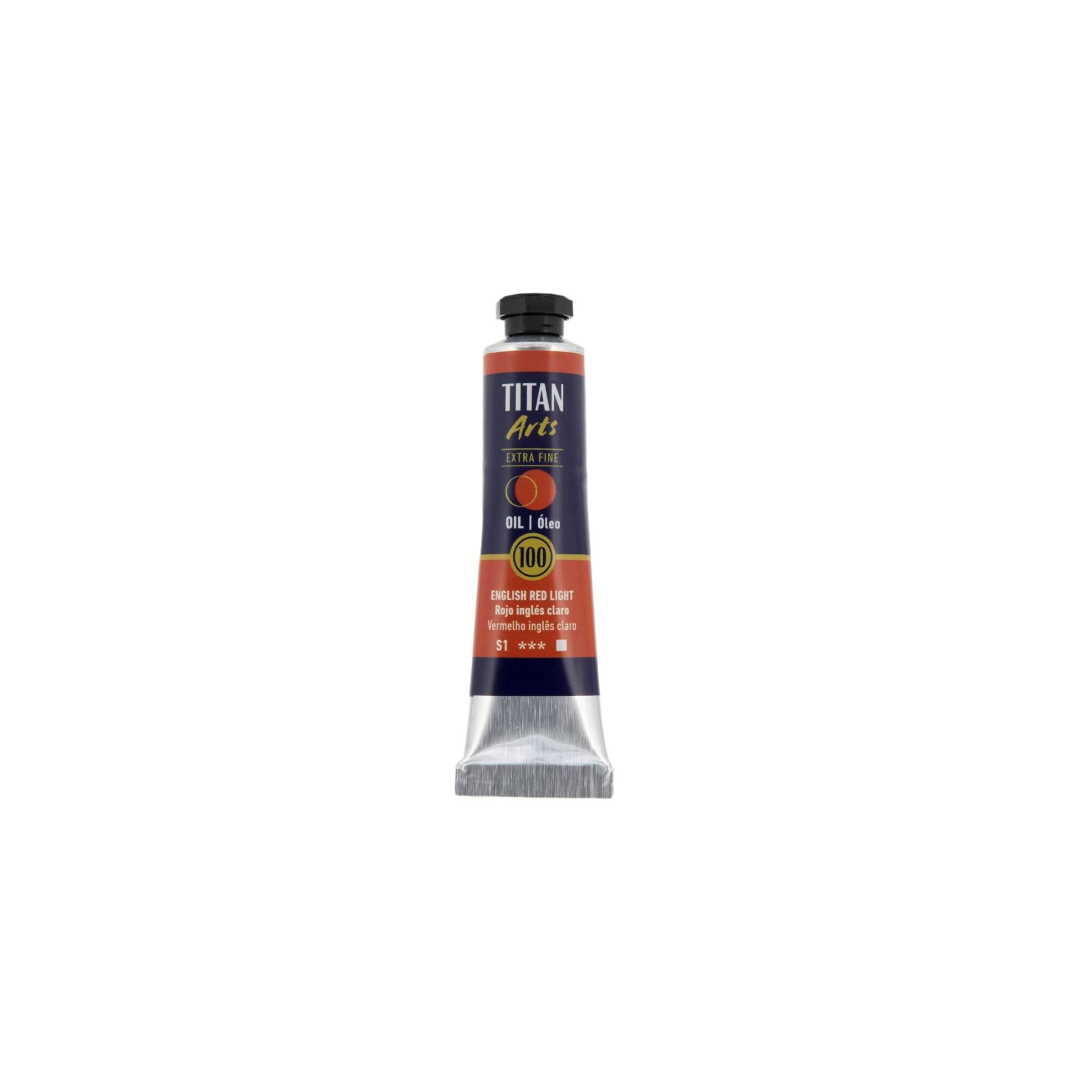 Óleo extra fino titan tubo 20 ml (100) rojo inglés claro