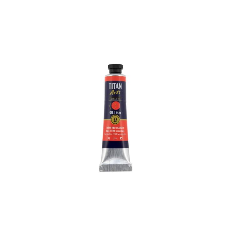 Óleo Extra Fino Titan tubo 20 ml (32) Rojo Titan Escarlata